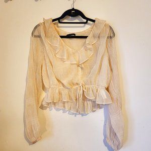 Cream Dainty Adored Vintage Top